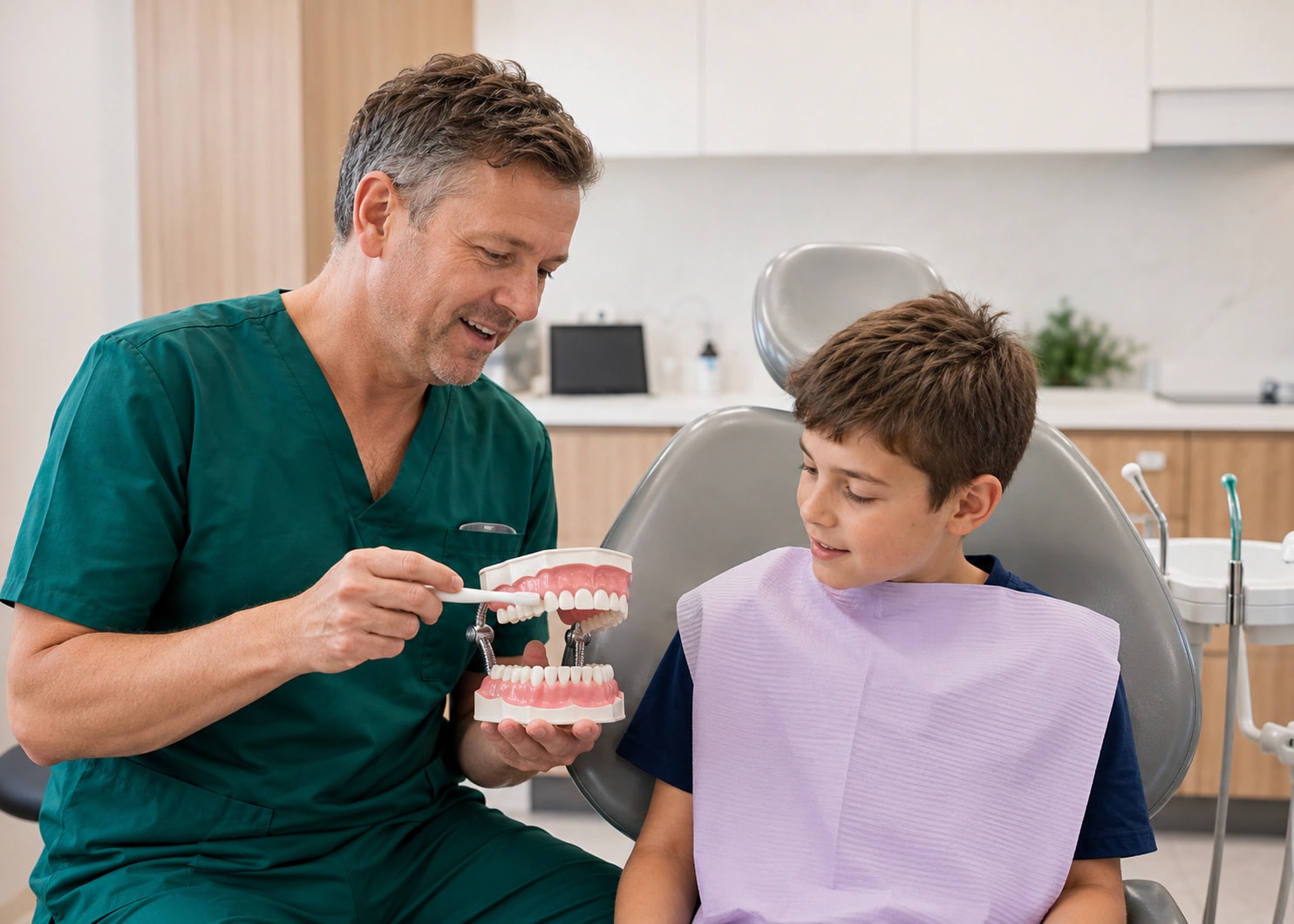 Children's Check-ups and Cleans recall timing guidance at Dalkeith Dental