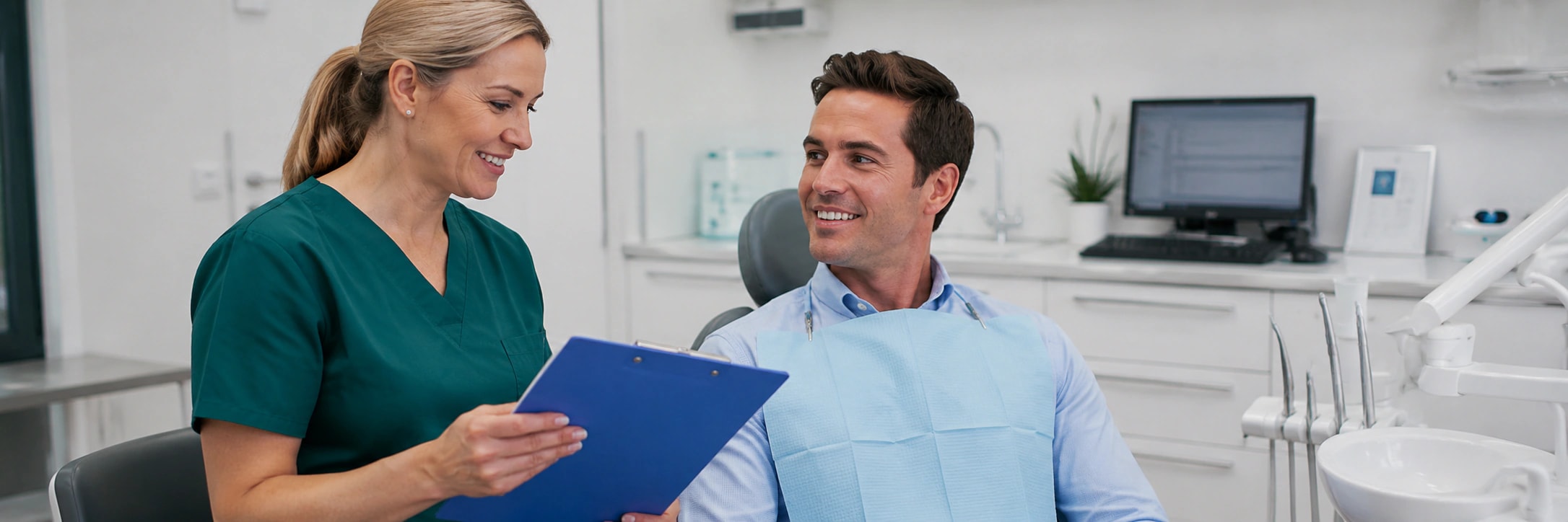 Cosmetic Bonding appointment step 3 at Dalkeith Dental