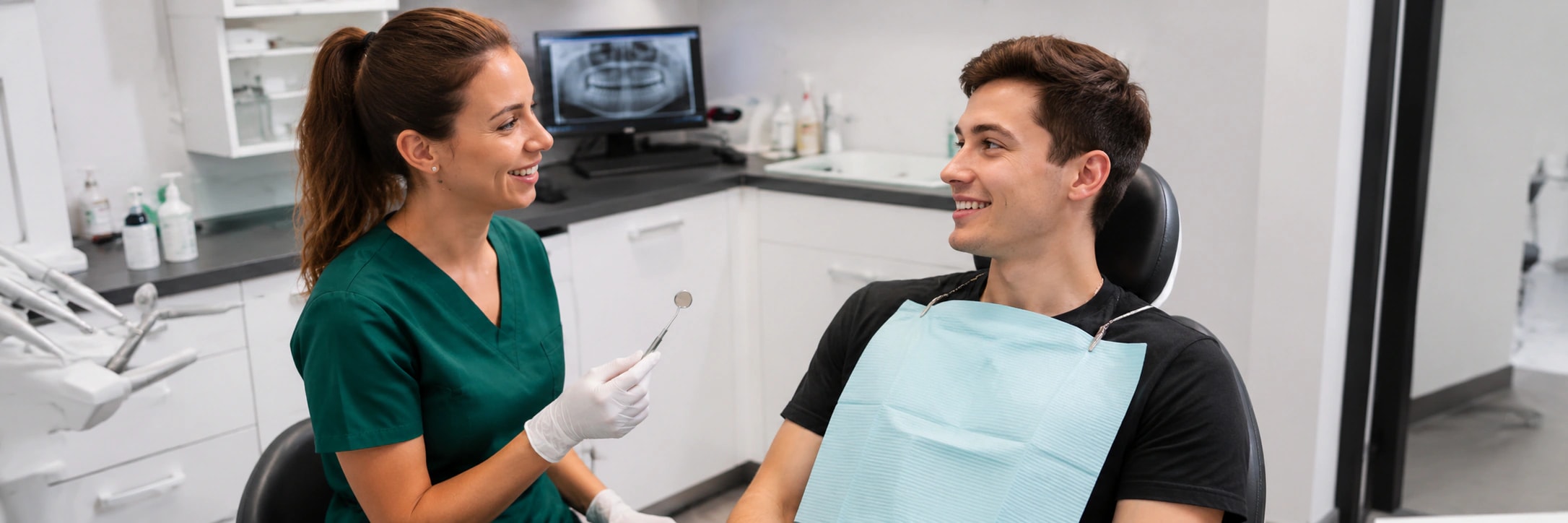 Clear Aligners appointment step 1 at Dalkeith Dental