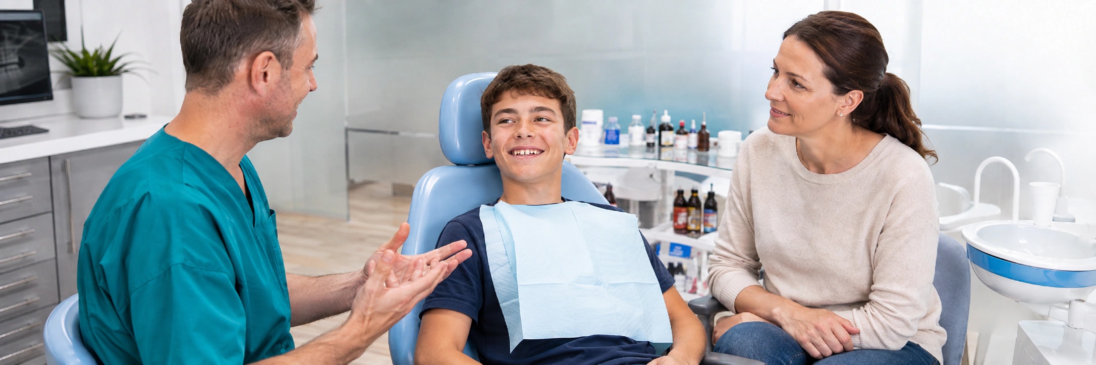 Teen Orthodontics appointment step 1 at Dalkeith Dental